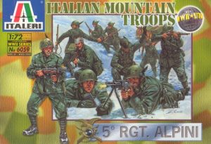 ITALERI 1/72 Italian mountain troops WWII