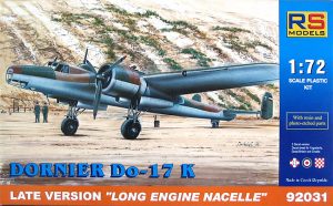RS MODEL 1/72 Dornier Do-17K - duga gondola