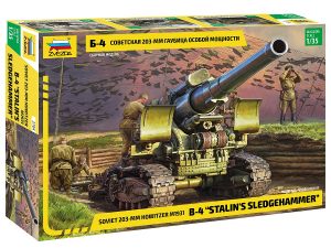 ZVEZDA 1/35 Soviet B-4 203 mm Howitzer M1931 "Stalin's Sledgehammer"