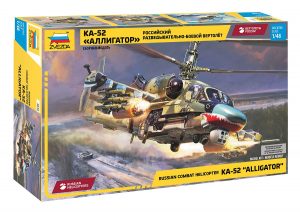 ZVEZDA 1/48 Russian Combat Helicopter Ka-52 "Alligator"