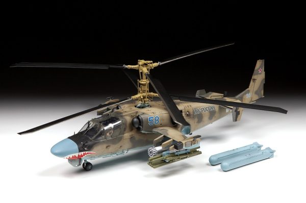 ZVEZDA 1/48 Russian Combat Helicopter Ka-52 "Alligator" - Slika 7