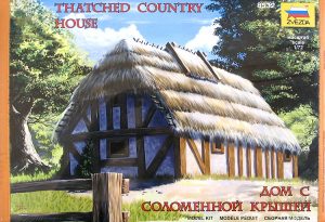 ZVEZDA 1/72 Europ.Thatched Med.House