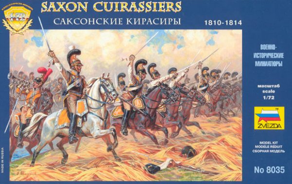 ZVEZDA 1/72 Sax. Cuirassiers 1810-14