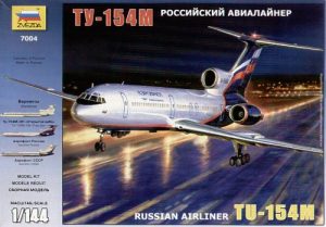 ZVEZDA 1/144 Tu-154 Russian airliner