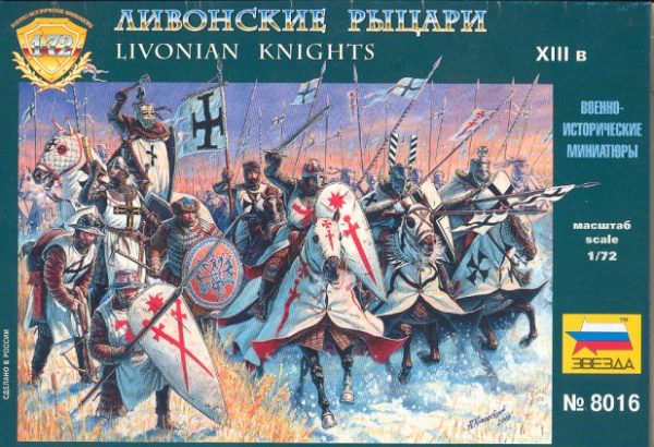 ZVEZDA 1/72 Livonian Knights XIII