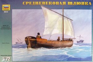 ZVEZDA 1/72 Medieval life boat
