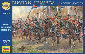 ZVEZDA 1/72 Russian Hussars 1812-1814 Napoleonic Wars