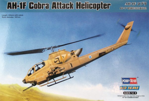 HOBBY BOSS 1/72 AH-1F Cobra Attack Helicopter