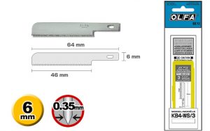 OLFA 3 saw blades for professional art knife