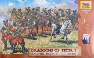 ZVEZDA 1/72 Dragoons of Peter I - 1701 - 1721