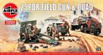 AIRFIX 1/76 25pdr Field Gun & Morris Quad