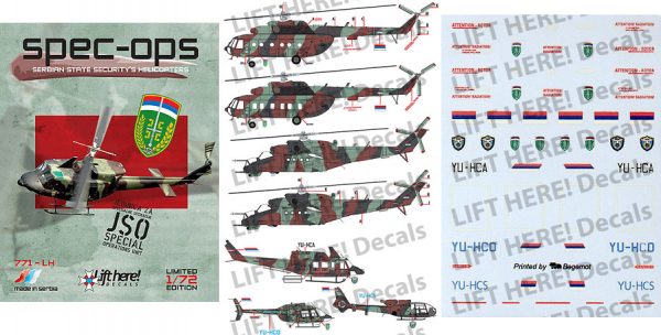 LIFT HERE!  "Spec-Ops", Serbian State Security's Helicopters