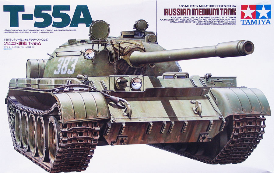 TAMIYA 1/35 Soviet Medium Tank T-55A