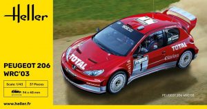 HELLER 1/43 Peugeot 206 WRC 03