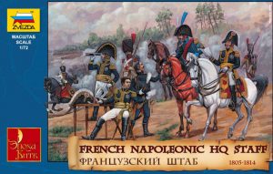 ZVEZDA 1/72 French Napoleonic HQ Staff