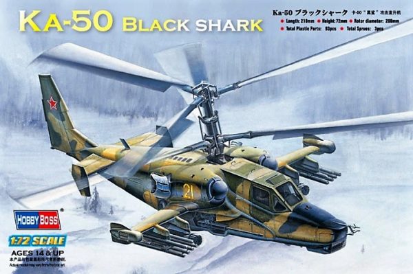 HOBBY BOSS 1/72 Kamov Ka-50 Black Shark
