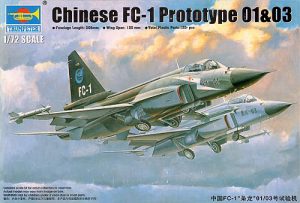 TRUMPETER 1/72 Chinese FC-1 Prototype 01&03