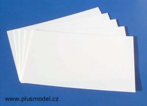 PLUS MODEL Styren sheet-thickness 1,0 mm