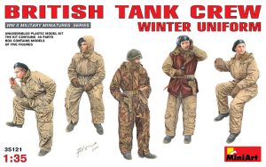MINI ART 1/35 British Tank Crew (Winter Uniform)