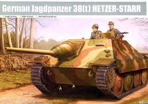 TRUMPETER 1/35 German Jagdpanzer 38(t) Hetzer-Starr