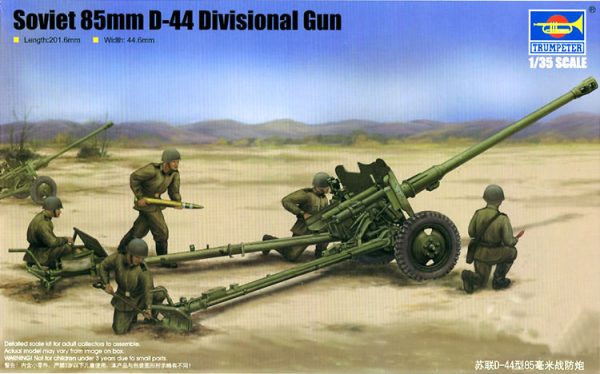 TRUMPETER 1/35 Soviet 85mm D-44 Divisional Gun