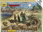 ZVEZDA 1/72 British Bofors 40mm Mk.2 AA Gun