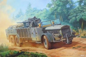 RODEN 1/72 8,8 cm Flak on the Sd.Kfz. Vomag