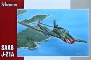 SPECIAL 1/72 HOBBY Saab J-21A Swedish  AF