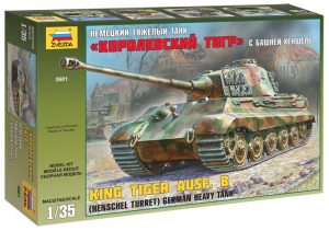 ZVEZDA 1/35 KingTiger Aufs.B (Henschel Turret)