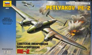 ZVEZDA 1/48 Petlyakov Pe-2 Soviet Dive Bomber
