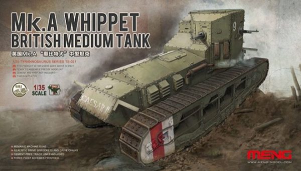 MENG MODEL 1/35 British Medium Tank Mk.A Whippet