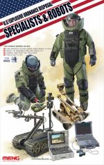 MENG MODEL 1/35 U.S. Explosive Ordnance Disposal Specialists & Robots