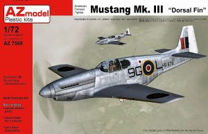AZ MODEL 1/72 Mustang Mk.III„Dorsal fin"