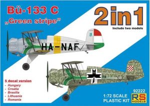 RS MODEL 1/72 Bücker Bü.133C Jungmeister "Green stripe"