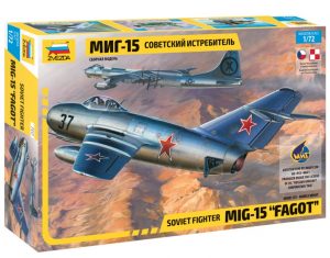ZVEZDA 1/72 Soviet fighter Mig-15 "Fagot"