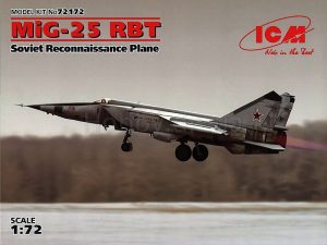 ICM 1/72 MiG-25RBT Soviet Reconnaissance Plane (New Tool!)