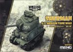 MENG World War Toons Sherman U.S. Medium Tank M4A1