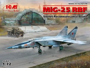 ICM 1/72 MiG 25 RBF Soviet Reconnaissance Plane (New Tool!)