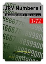 CRANKY CRANK!  “JRV Numbers I”, Black Numbers h=400 & 500 mm