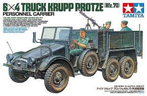 TAMIYA 1/35 6X4 Truck Krupp Protze (Kfz. 70) Personnel Carrier