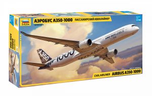 ZVEZDA 1/144 Civil airliner Airbus A350-1000