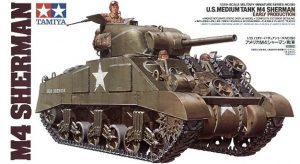 TAMIYA 1/35 U.S. Medium Tank M4 Sherman (Early Production)