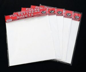 PLUS MODEL Polystyrene sheets 0,2 mm