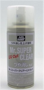 GUNZE Mr. Super Clear UV Cut Flat Spray (170 ml)