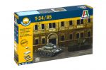 ITALERI 1/72 T-34/85 (Fast Assembly Tanks, 2 pcs)