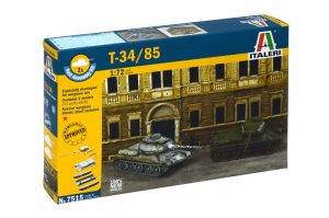 ITALERI 1/72 T-34/85 (Fast Assembly Tanks, 2 pcs)