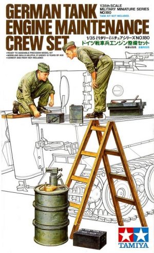 TAMIYA 1/35 German Tank Engine Maintenance Crew Set