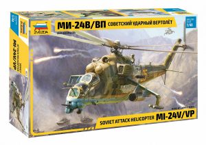 ZVEZDA 1/48 Soviet Attack Helicopter Mi-24V/VP