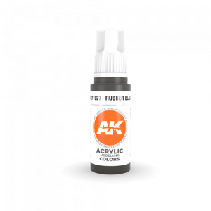 AK 3rd Gen Acrylics - Rubber Black