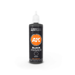 AK Black Primer 100 ml  3rd Generation
